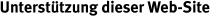 Unterst�tzung dieser Web-Site